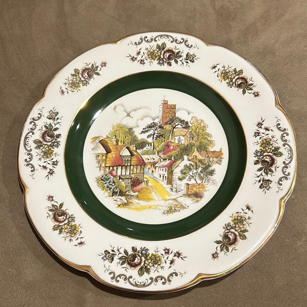 Ascot service plate by Wood and Sons. 10.5”